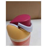 Owala FreeSip Insulated Stainless Steel Water Bottle with Straw for Sports, Travel, and School BPA-Free Sports Water Bottle, 24 oz, Citrus Crush (Piece Of The Lid Is Cracked)