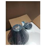 Modern Wall Sconces, HWH Industrial Sconce Wall Lighting Indoor Wall Lamp, Gooseneck 1-Light Barn Vanity Light for Kitchen Bedroom, Hammered Metal Shade, Navy Blue Finish, 5HZG74B-L BL+BG