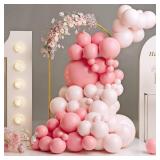 UDEAR 6.6FT Metal Arch Backdrop Stand,for Wedding Backgrounds Climbing Plants Event Decorations Outdoor Ceremonies,Gold