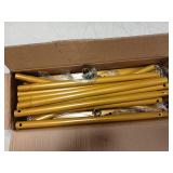 UDEAR 6.6FT Metal Arch Backdrop Stand,for Wedding Backgrounds Climbing Plants Event Decorations Outdoor Ceremonies,Gold