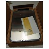 SNOWCLAD Stainless Steel Cutting Board,Double Sided Steel Cutting Boards for kitchen,Stainless Steel/Wheat straw pp Large Board for meat,non toxic Chopping,16 * 11 Inch,Dishwasher Safe