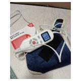 CAMECO Electric Heating Pad for Achilles Tendinitis, Plantar Fasciitis - Auto Shut Off, Adjustable 86°F-158°F for Pain Relief Tested Powers On