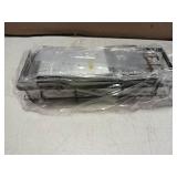 EUDELE 5-Pack Rustproof Stainless Steel Shower Caddy Set No Drill Adhesive Bathroom Organizer, Space-Saving Shower Shelves for Apartment Essentials, Bathroom/Kitchen Storage Home Decor-L Size