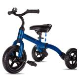 YGJT 3 in 1 Tricycle for Toddlers Age 2-5 Years Old, Folding Kids Balance Bikes with Adjustable Seat and Removable Pedal, Ride-on Toys for Infant, Gift for Baby Boys Girls Birthday(Blue) Not Assembled