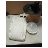 Halloween Decorations Outdoor, 5 FT USB Powered Ghost Decor Kit with Remote Controlled String Lights, Easy Assemble Ghosts Halloween Decorations for Front Door Porch Yard