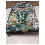 RUGSURE Washable Area Rugs - Perfect for Living Room, Bedroom, Kids Room, Nursery - Stain & Water Resistant Non-Slip, Pet & Child Friendly, Vintage Tribal Area Rugs (Green, 5