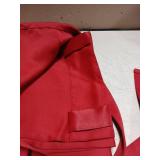 XWZO 100% Blackout Curtains 84 Inches Length - Heat and Light Blocking  Window Drapes for Bedroom Sewn with Tiebacks, Christmas Red, W38 x L84 Set of 2 Panels