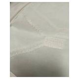 Top Finel Pure White Sheer Curtains 90 Inches Long for Living Room 2 Panels,Snow-White Rustic Embroidered Diamond Grommet Window Treatments Drapes for Kids Girls Bedroom 90 inch length, Set of 2,54x90