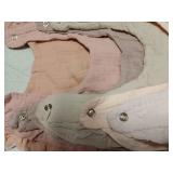 duludulu 6 Pack Muslin Baby Bibs for Baby Girls, Muslin Bibs Drool Bandana Bibs (Sweet Pink)