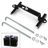 Adjustable Battery Hold Down, Universal Battery Adjustable Crossbar with L Bolt Battery Tie Down Holder for Cars SUVs (Bolt Length 27cm/10.63inches)