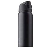 Owala FreeSip Insulated Stainless Steel Water Bottle with Straw, BPA-Free Sports Water Bottle, Great for Travel, 32 Oz, Very, Very Dark Missing Lid Cover