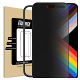 Mothca Matte Privacy Screen Protector for iPhone Air [6.5 inch] with Easy Installation Tool, Anti Spy Anti Glare Full Coverage Tempered Glass Film, Anti-Fingerprint, Case Friendly Smooth as Silk