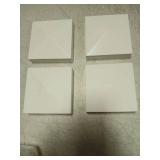 Sedmoon 4inch Vinyl Pyramid Style Fence Post Cap 4 x 4 Vinyl Pyramid Fence Post Cap for Mailbox, Lamp Post, Deck, Dock, Piling Caps (4)