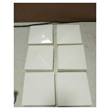 True 5x5 (127mm x 127mm) Plastic Pyramid Vinyl Fence Post Cap Black or White Multiple Quantities for True Actual 5" x 5" Vinyl Posts (6, White)