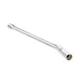 14mm Thin Wall Swivel Magnetic Spark Plug Socket 3/8 Inch Drive x12 inch Total Length 12-Point Spark Plug Socket Removal Tool Compatible with Motorcycle, Car, SUV, BMW, Nissan, Mini, Mercedes