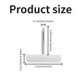 Acoeitl 24pcs Nail on Furniture Glides 1 Inch (26.5mm) Diameter Nylon White Chair Leg Floor Protectors Furniture Sliders Pads Table Foot Gliders for Hardwood Carpet and Tile Floors