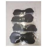 MASTOGO Tens Unit Wireless Electrode Pads, Replacement Electrode Pads with Standard 3.5mm Snap-on Connectors(4PCS/Set)(Black)