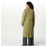 FACTORY SEALED - The Drop Womens Convertible Utility Coat by @takkunda, Martini Olive, L  - Retail: $81