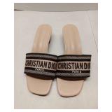 APPEARS NEW - Christian Dior Logo Mules. Size 8.5-9  - Retail: $450