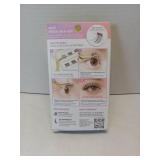 FACTORY SEALED - KISS imPRESS Falsies Press On Self Adhesive Eyelashes  Classy  Black  12 Lash Clusters