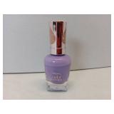 FACTORY SEALED - Sally Hansen Color Therapy Nail Polish | Biotin, Argan Oil, Long Lasting, Healthy Nails, Nail Strengthener, Opaque | 385 Pamper Me Purple | Purple Nail Color