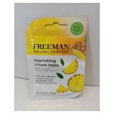 FACTORY SEALED - Freeman Natural Pineapple & Hyaluronic Acid Cream Facial Mask