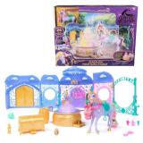 Unicorn Academy, Starglow Fountain & Stable Playset with Wildstar, Lights & Sounds, 24 Accessories, Dolls & Unicorn Toys, Gifts for Girls Ages 4 and up