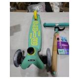 Micro Kickboard - Maxi Deluxe Foldable LED - Three Wheeled, Lean-to-Steer, Fold-to-Carry Swiss-Designed Micro Scooter for Kids with Motion-Activated Light-Up Wheels for Ages 5-12