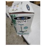 Micro Kickboard - Maxi Deluxe Foldable LED - Three Wheeled, Lean-to-Steer, Fold-to-Carry Swiss-Designed Micro Scooter for Kids with Motion-Activated Light-Up Wheels for Ages 5-12