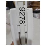 Comfort Zone Twin Window Fan with Reversible Airflow Control, powers on