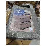Under Bed Storage Container with Wheels, 2 Pack