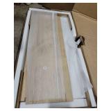 Bathroom Storage Cabinet, Medicine Cabinet with Adjustable Wood Shelf & Doors, Over The Toilet Storage Cabinet for Laundry Room & Kitchen & Living Room (Natural Oak)