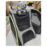 Car Dual-use Backpack Summer Breathable Mesh Pet Bag Large Capacity Small Medium Dogs Cats Pet Carrier Backpack