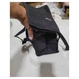 Foldable Lunch Bag Insulated Lunch Box Water-Resistant Leakproof Soft Cooler Bag Black