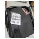 GIANT PANDA Pu Leather Car Seat Covers Full Set Custom Fit for Toyota RAV4 LE/Hybrid Limited/XLE/XLE Premium 2019-2025-(Black)