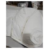 FOSSFLAKES Side Sleeper Pillow L-Shaped with Cover