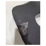 Concave U Surface Donut Pillow for Tailbone Pain Cradle Tailbone Reducing Pressure on Pelvis- Hemorrhoid Pillow for Office, Car, Home Seat- Black/Gray