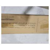 Outdoor Indoor Seat/Back Chair Tufted Cushion,All-Weather Patio Chair Cushion with Ties,for Patio Furniture,Navy Blue