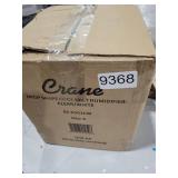 Crane Drop Ultrasonic Cool Mist Humidifier - White/Clear - 1gal