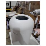 (White) 18.5 gal/70 L Open Top Trash Can,