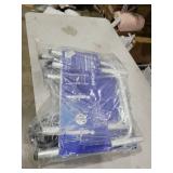 Carex Folding Walker with Wheels for Seniors, Portable Medical Walker with Adjustable Height, 30-37 Inches, Mobility Aid for Adults, Elderly, and Handicapped, Foldable, Aluminum Frame, Lightweight