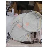 LOVEVOOK Travel Backpack for Women & Men 40L,Airline Approved Carry On Backpack Travel Essentials,TSA Carry on Luggage,Waterproof Personal Item Travel Bag,Suitcase with 3 Packing Cubes,Light gray-Pink