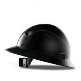 Black Full Brim Hard Hat,
