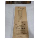 Whitmor 36 Pair Over-The-Door Rack-Gunmetal Gray Shoe Organizer