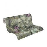 A.S. Creation Wallpaper Tropical Design - Green, Pink - Jungle Wallpaper