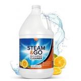 Steam and Go Multi-Purpose Cleaner - Intense Degreaser, Deep Stain Remover, Odor Eliminator with Oxy Power Ideal for Home or Office - Household Multi Surface Cleaner Refill - Orange Scent 1 Gallon