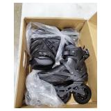 Inline Skates, 3 Wheels 110mm Roller Skates Blades for Adult Women Men, Professional Outdoor Fitness Inline Speed Skates for Unisex size 42,43,44