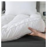 WhatsBedding 5 Inch Memory Foam Mattress Topper King for Pressure Relief, 100% Cotton Cover, Comfort Supportive Pillow Top Mattress Topper, 2000GSM Fluffy Shredded Memory Foam Filled