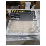 Filtrete 20x20x1 AC Furnace Air Filter, MERV 5, MPR 300, Capture Unwanted Particles, 3-Month Pleated 1-Inch Electrostatic Air Cleaning Filter, 6-Pack (Actual Size 19.69x19.69x0.81 in)