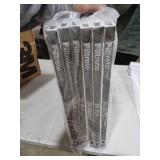 Filtrete 20x20x1 AC Furnace Air Filter, MERV 5, MPR 300, Capture Unwanted Particles, 3-Month Pleated 1-Inch Electrostatic Air Cleaning Filter, 6-Pack (Actual Size 19.69x19.69x0.81 in)